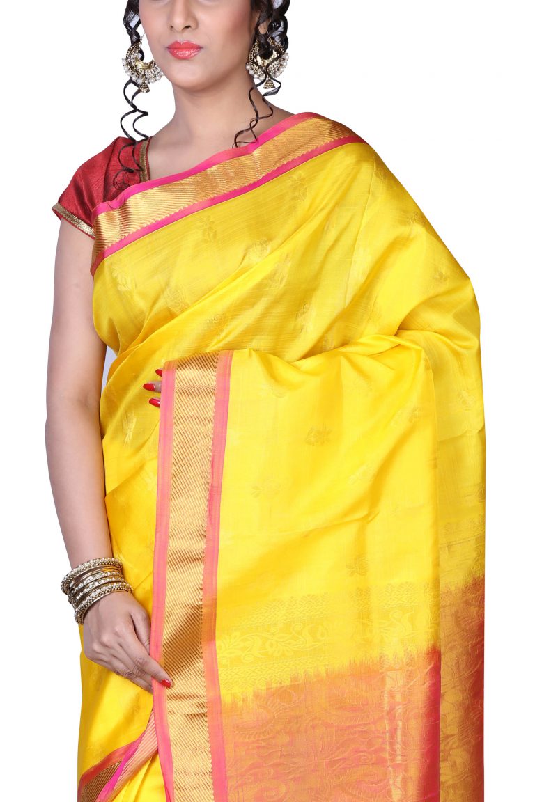 kanchipuram silk blouse material