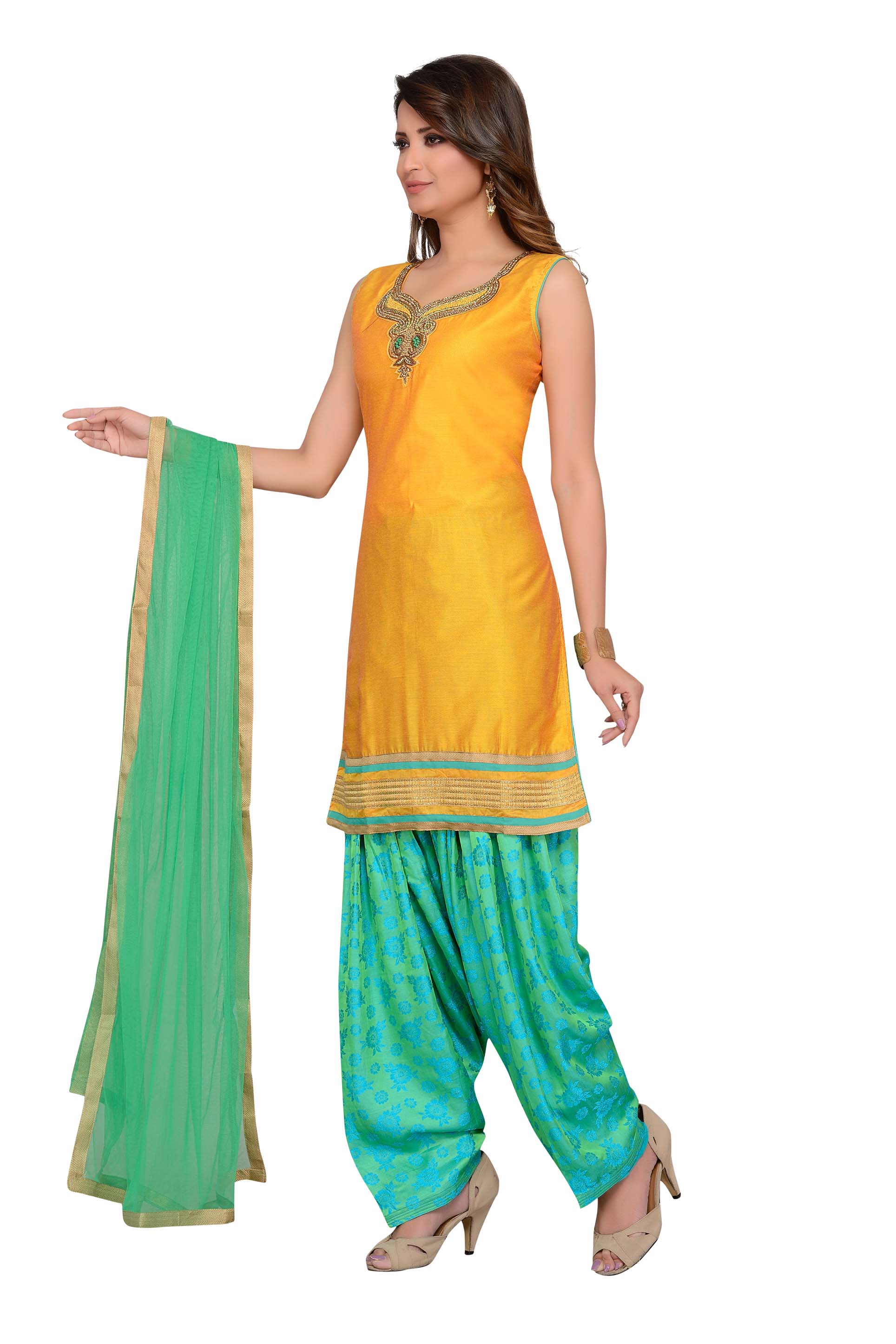 salwar style for short height